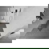 Mexen Kioto L Walk-in dušo sienelė 110 x 200 cm, skaidri/sūdyta, juoda - 800-110-103-70-35