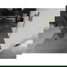 Mexen Kioto laisvai stovinti dušo siena 130 x 200 cm, juodas modelis 8 mm, auksinė šlifuota - 800-130-002-55-78