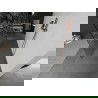 Mexen Kioto atskira dušo siena 120 x 200 cm, balta danga 8 mm, šlifuota varis - 800-120-002-65-85