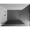 Mexen Kioto L dušo siena Walk-in 80 x 200 cm, grafitas, auksinis šlifuotas - 800-080-103-55-40