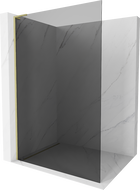 Mexen Kioto L Walk-in dušo siena 120 x 200 cm, grafitas, šlifuota auksinė - 800-120-103-55-40