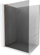 Mexen Kioto L dušo siena Walk-in 70 x 200 cm, grafitas, rožinė auksinė - 800-070-103-60-40