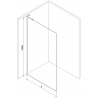 Mexen Kioto L dušo siena Walk-in 100 x 200 cm, grafito, juoda - 800-100-103-70-40