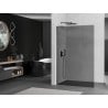 Mexen Kioto L dušo stendas Walk-in 120 x 200 cm, grafitas, gun gray šlifuotas - 800-120-103-66-40