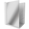 Mexen Kioto L prausimosi siena Walk-in 70 x 200 cm, veidrodis, balta - 800-070-103-20-50