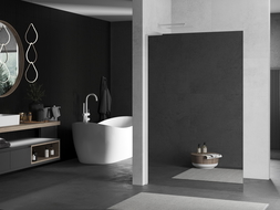 Mexen Kioto L dušo siena Walk-in 80 x 200 cm, veidrodis, balta - 800-080-103-20-50