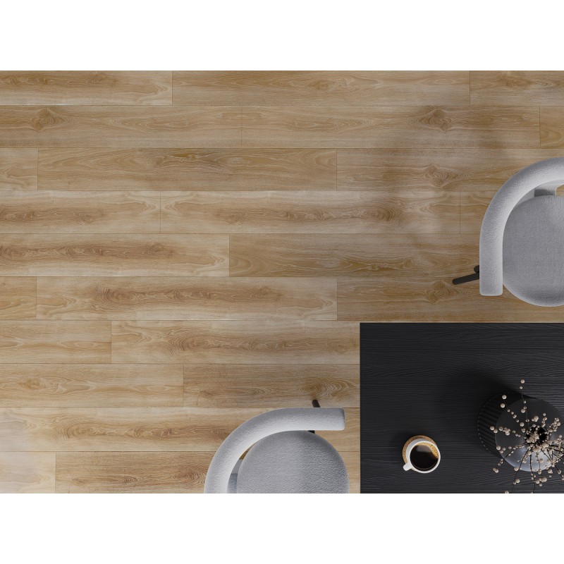 Mexen San Marcos vinilinės plokštės 1240 x 182 mm SPC 6,5 mm, IXPE pamušalas 1,5 mm, 4 V-Fuga, Ąžuolas