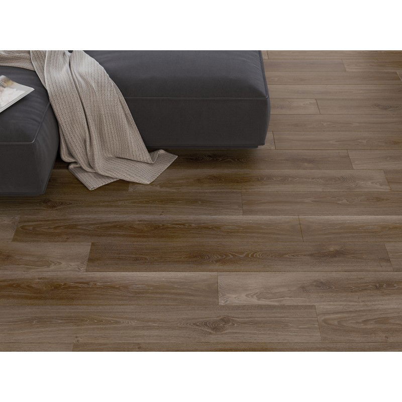 Mexen San Juan vinilinės plokštės 1240 x 182 mm SPC 6,5 mm, IXPE 1,5 mm pagrindas, 4 V-Fuga, Ąžuolas