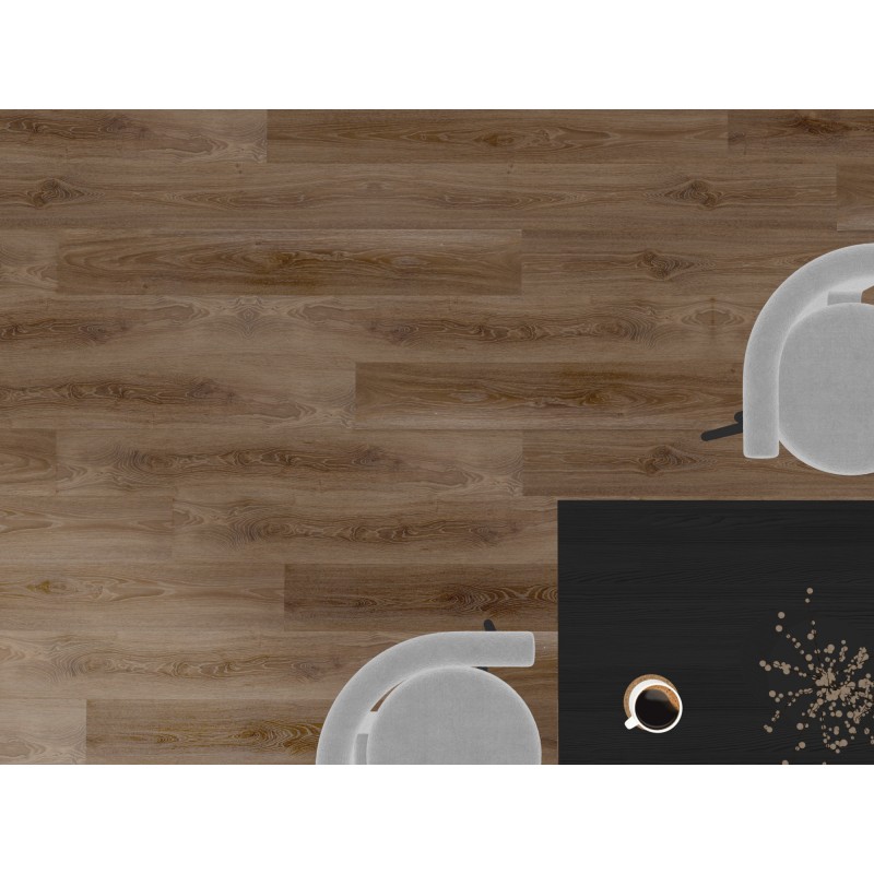 Mexen San Juan vinilinės plokštės 1240 x 182 mm SPC 6,5 mm, IXPE 1,5 mm pagrindas, 4 V grioveliai, ąžuolas