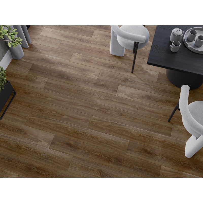 Mexen San Juan vinilinės plokštės 1240 x 182 mm SPC 6,5 mm, IXPE 1,5 mm pagrindas, 4 V-Fuga, Ąžuolas