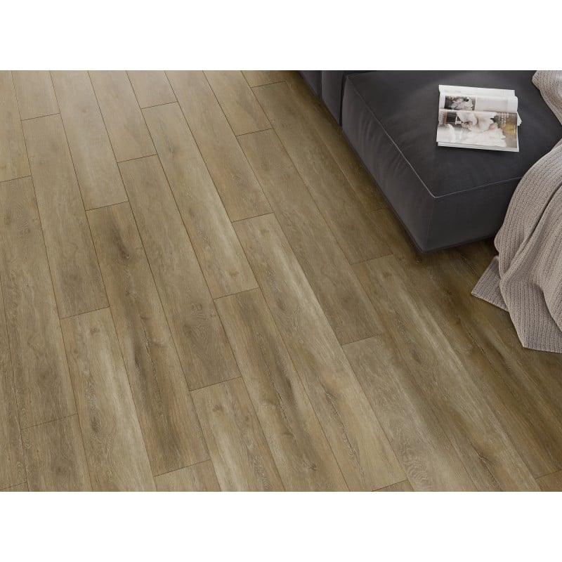 Mexen Clermont vinilinės plokštės 1240 x 182 mm SPC 6,5 mm, IXPE padas 1,5 mm, 4 V-Fuga, Ąžuolas