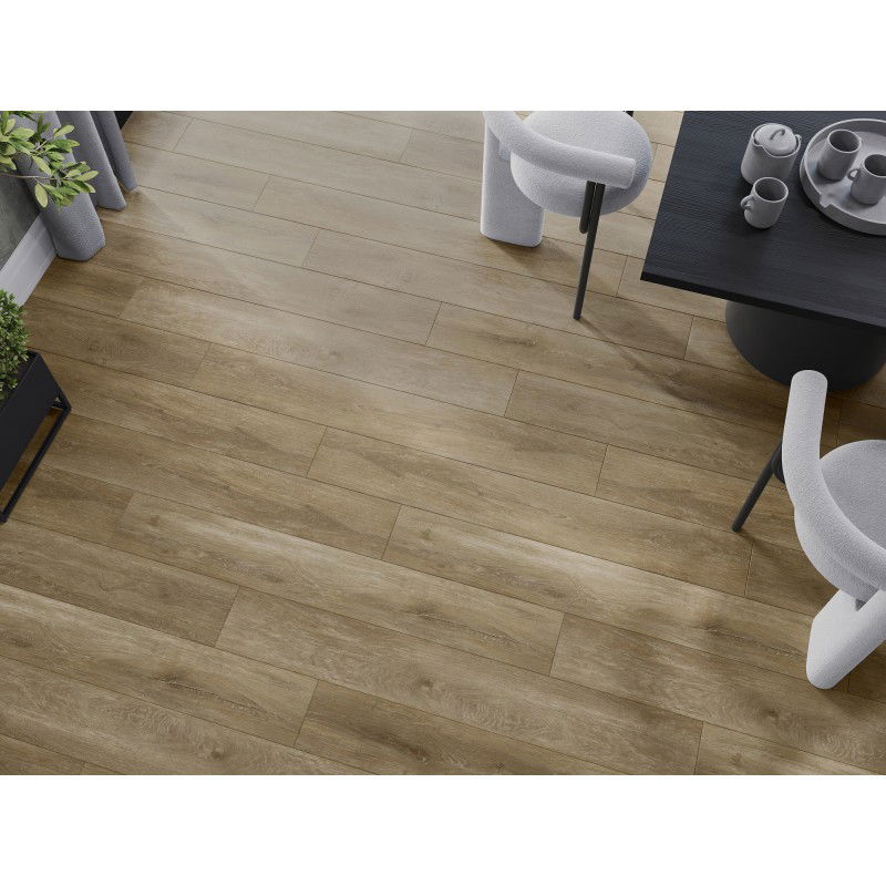 Mexen Clermont vinilinės plokštės 1240 x 182 mm SPC 6,5 mm, IXPE padas 1,5 mm, 4 V-Fuga, Ąžuolas