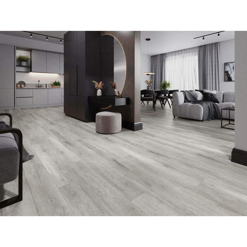 Mexen Boone vinilinės plokštės 1240 x 182 mm SPC 6,5 mm, IXPE pagrindas 1,5 mm, 4 V-Fuga, Ąžuolas