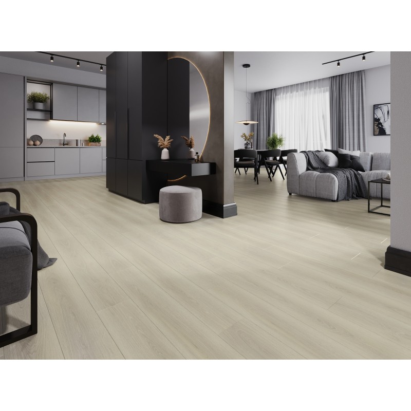 Mexen Concord vinilinės plokštės 1240 x 182 mm SPC 6,5 mm, IXPE 1,5 mm pagrindas, 4 V-fuga, Ąžuolas