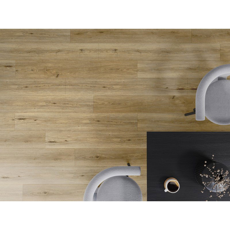 Mexen Sanford vinilinės plokštės 1240 x 182 mm SPC 6,5 mm, IXPE pagrindas 1,5 mm, 4 V-grioveliai, Ąžuolas