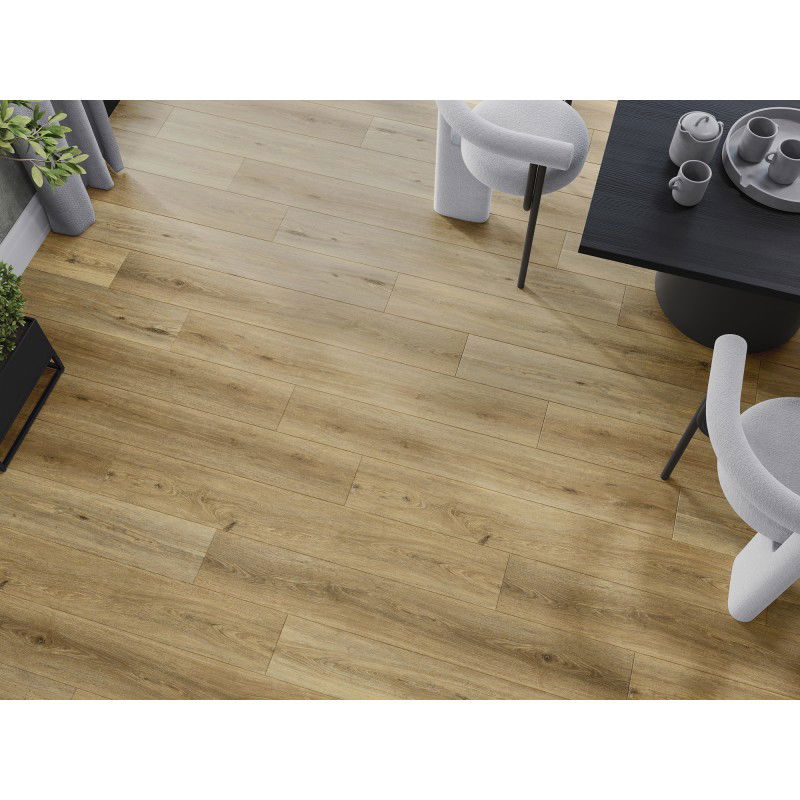 Mexen Sanford vinilinės plokštės 1240 x 182 mm SPC 6,5 mm, IXPE pagrindas 1,5 mm, 4 V-grioveliai, Ąžuolas