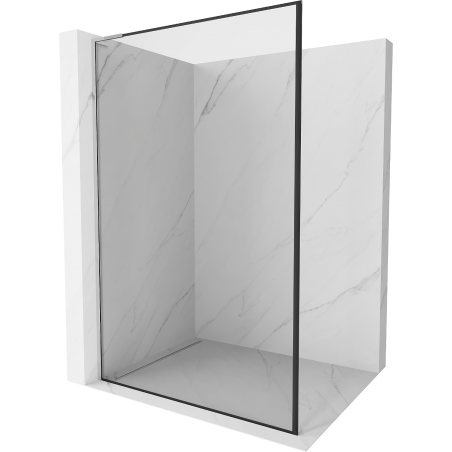Mexen Kioto L dušo sienelė Walk-in 70 x 200 cm, juodas rėmas, chromas - 800-070-103-01-70