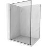 Mexen Kioto L dušo sienelė Walk-in 70 x 200 cm, juodas rėmas, chromas - 800-070-103-01-70