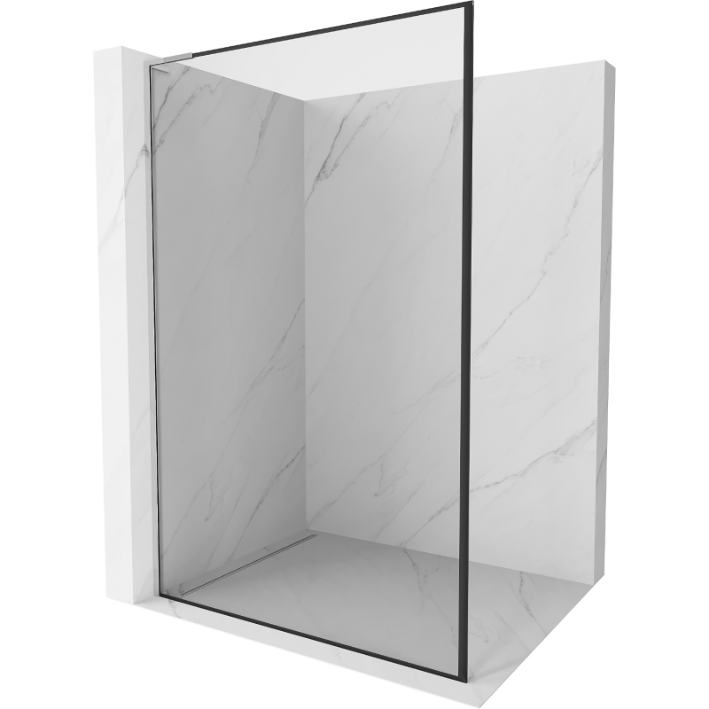 Mexen Kioto L dušo siena Walk-in 100 x 200 cm, juodas raštas, chromas - 800-100-103-01-70