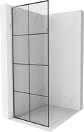 Mexen Kioto L walk-in dušo siena 80 x 200 cm, juodas raštas, chromas - 800-080-103-01-77