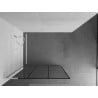 Mexen Kioto L dušo sienelė Walk-in 120 x 200 cm, juodas raštas, baltas - 800-120-103-20-77