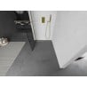 Mexen Kioto L dušo siena Walk-in 90 x 200 cm, juodas raštas, auksinė šukuota - 800-090-103-55-77