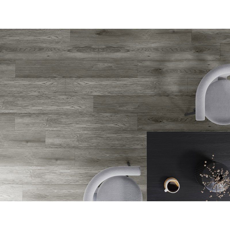 Mexen Claremont vinilinės plokštės 1240 x 182 mm SPC 6,5 mm, IXPE pagrindas 1,5 mm, 4 V-Fuga, Ąžuolas