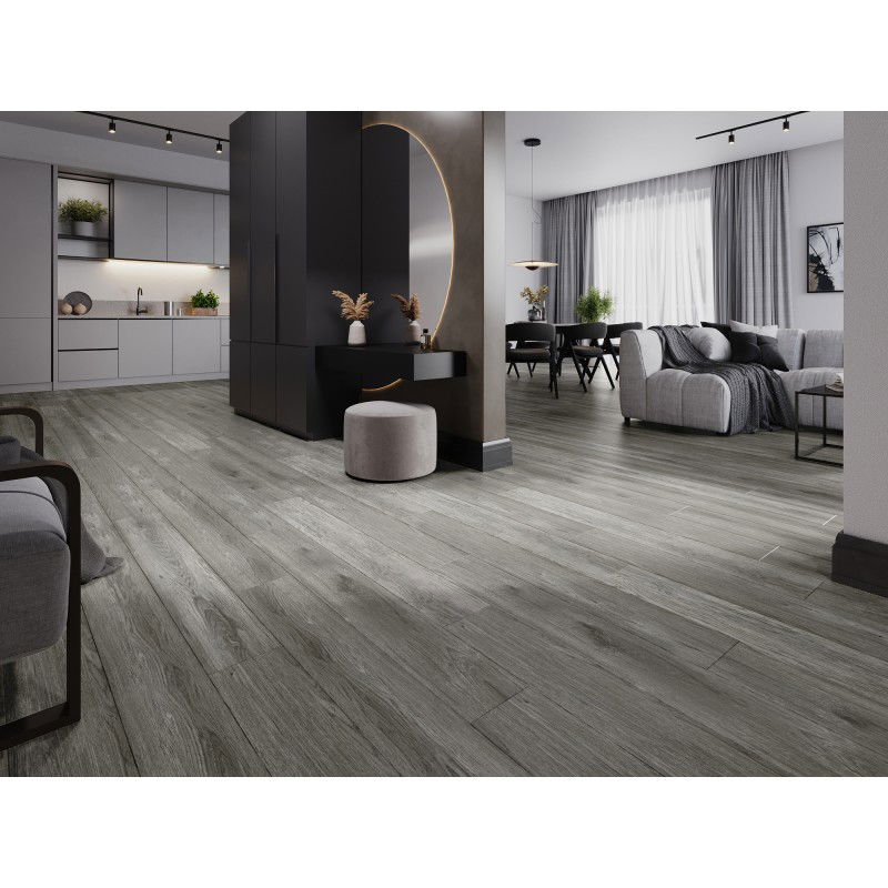 Mexen Claremont vinilinės plokštės 1240 x 182 mm SPC 6,5 mm, IXPE pagrindas 1,5 mm, 4 V-Fuga, Ąžuolas
