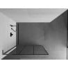 Mexen Kioto L dušo pertvara Walk-in 120 x 200 cm, juodas raštas, šviesiai pilkas matinė - 800-120-103-66-77