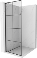 Mexen Kioto L Walk-in dušo siena 70 x 200 cm, juodas raštas, juoda - 800-070-103-70-77
