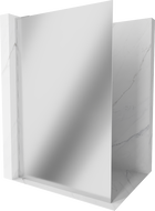 Mexen Kioto L prausiklinika Walk-in 70 x 200 cm, veidrodis, chrom - 800-070-103-01-50