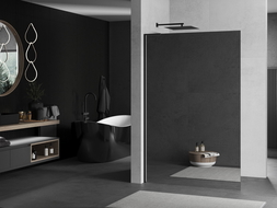 Mexen Kioto L dušo siena Walk-in 100 x 200 cm, veidrodis, juoda - 800-100-103-70-50