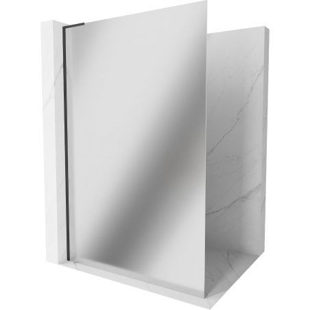 Mexen Kioto L dušo siena Walk-in 100 x 200 cm, veidrodis, juoda - 800-100-103-70-50