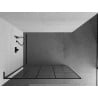 Mexen Kioto L dušo siena Walk-in 100 x 200 cm, juodas raštas, juodas - 800-100-103-70-78