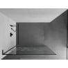 Mexen Kioto L Walk-in dušo užtvara 80 x 200 cm, balto rašto, juoda - 800-080-103-70-85