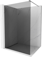 Mexen Kioto dušo siena Walk-in 80 x 200 cm, grafito 8 mm, gun metal - 800-080-101-95-40
