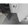 Mexen Kioto Walk-in dušo siena 70 x 200 cm, juodas raštas 8 mm, gun metal - 800-070-101-95-78