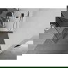 Mexen Kioto dušo siena Walk-in 90 x 200 cm, baltas raštas 8 mm, gun metal - 800-090-101-95-97