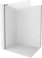Mexen Kioto L Walk-in dušo siena 70 x 200 cm, matinė, gun metal - 800-070-103-95-30