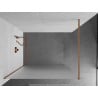 Mexen Kioto Walk-in dušo siena 100 x 200 cm, matinio 8 mm, šlifuota vario - 800-100-101-65-30