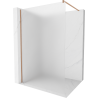 Mexen Kioto dušo siena Walk-in 100 x 200 cm, šerkšnas 8 mm, šukuota varis - 800-100-101-65-30