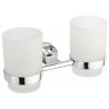 Mexen Tiber dviguba dantų šepetėlio puodelis, chromas - 7050552-00