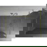 Mexen Kioto laisvai stovinti dušo sienelė 140 x 200 cm, 8 mm briauna, auksinė šlifuota - 800-140-002-55-09