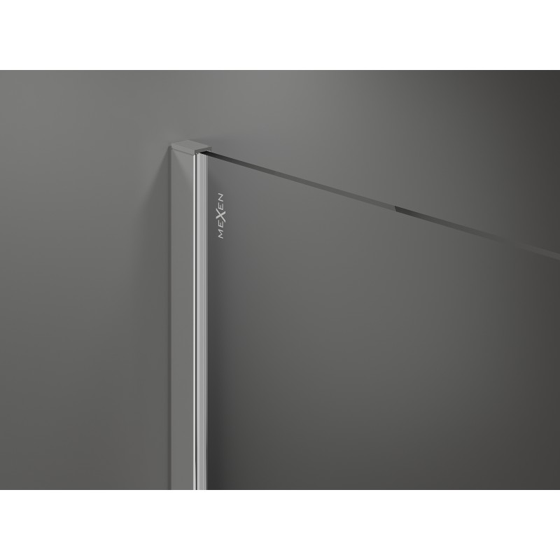 Mexen Kioto dušo sienelė Walk-in 80 x 200 cm, skaidrus 8 mm, chromas - 800-080-101-01-00