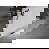 Mexen Kioto stacionari dušo siena 100 x 200 cm, matinio stiklo 8 mm, gun metal - 800-100-002-95-30