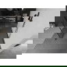 Mexen Kioto laisva dušo siena 120 x 200 cm, juodas raštas 8 mm, gun metal - 800-120-002-95-70