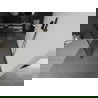 Mexen Kioto stacionari dušo siena 150 x 200 cm, juodas raštas 8 mm, gun metal - 800-150-002-95-77