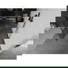 Mexen Kioto laisva dušo siena 130 x 200 cm, juodos spalvos raštas 8 mm, gun metal - 800-130-002-95-78