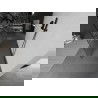Mexen Kioto laisvai stovinti dušo sienelė 140 x 200 cm, balta raštas 8 mm, gun metal - 800-140-002-95-85