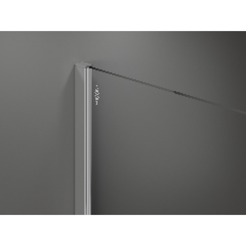 Mexen Kioto dušo sienelė Walk-in 90 x 200 cm, juostelės 8 mm, chromas - 800-090-101-01-09